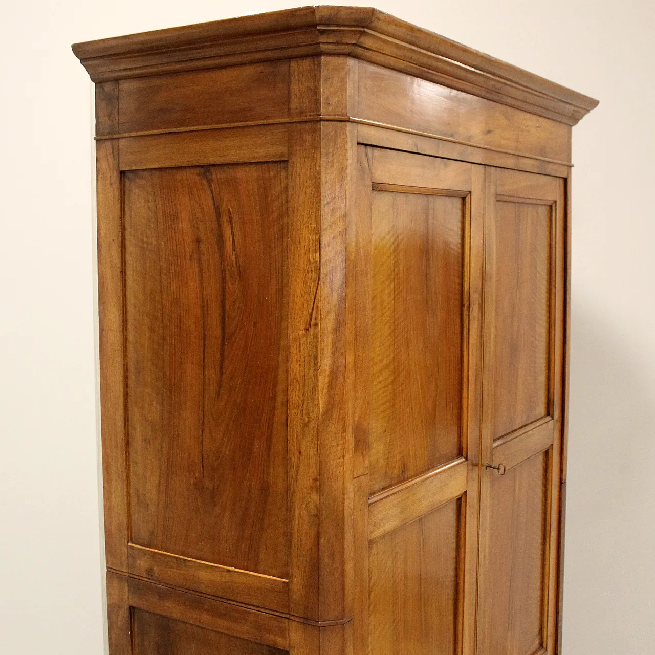 Louis Philippe sideboard wardrobe walnut, 19th century Italian 6