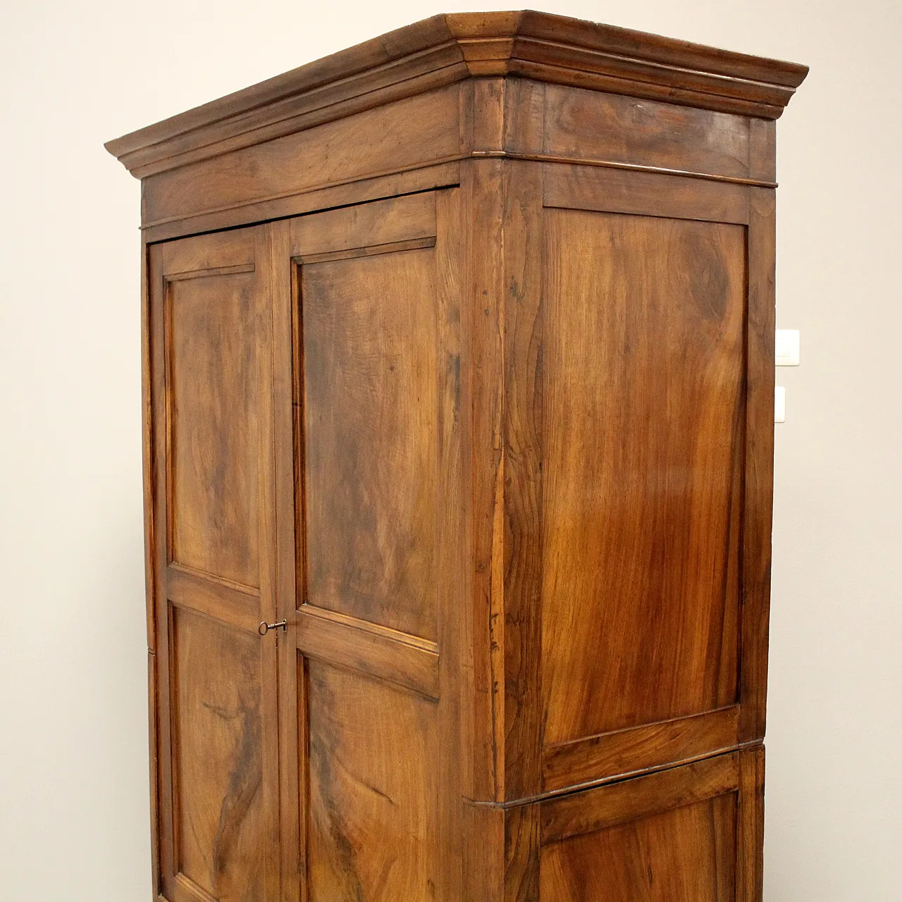 Louis Philippe sideboard wardrobe walnut, 19th century 11