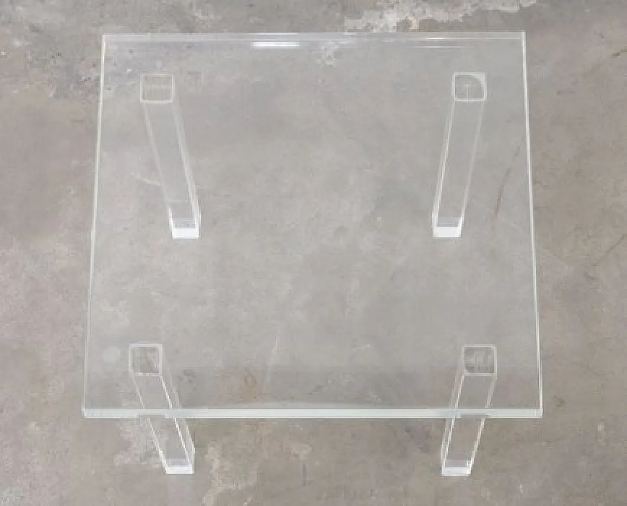 Acrylic glass coffee table, late 20th century 3