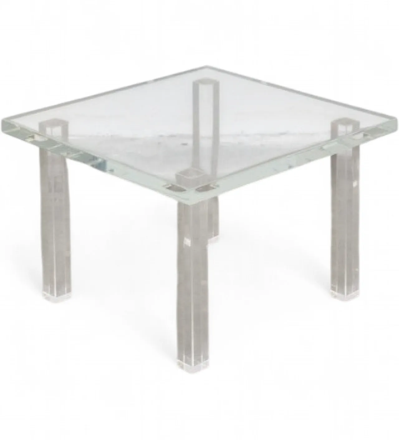 Acrylic glass coffee table, late 20th century 6
