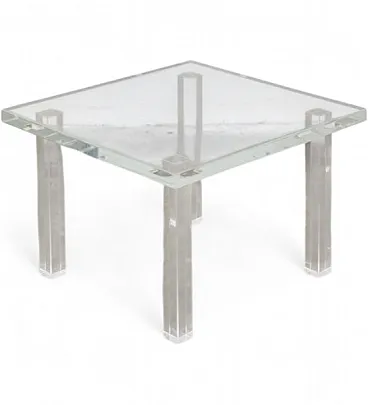 Acrylic glass coffee table, late 20th century