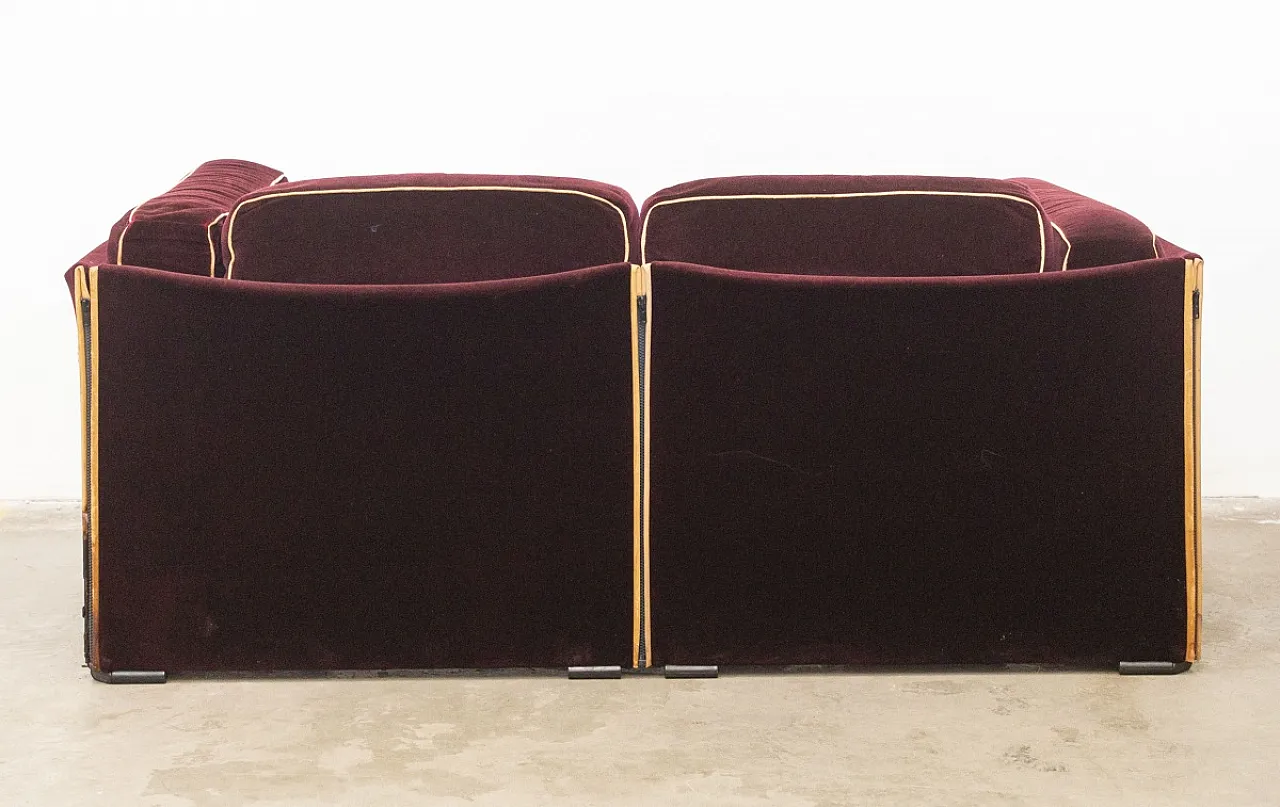 Two-seater sofa by Mario Bellini for Cassina, 1970s 10