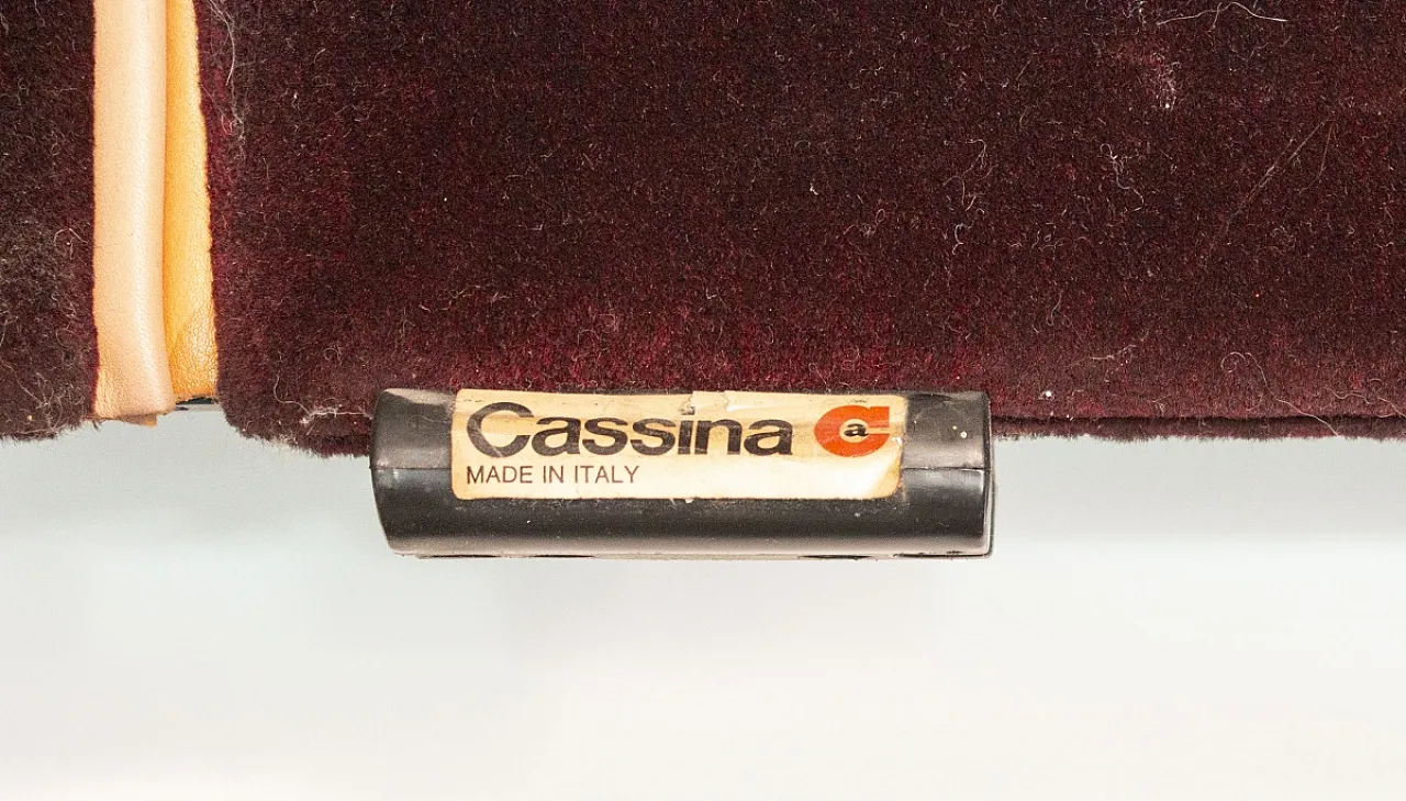 Two-seater sofa by Mario Bellini for Cassina, 1970s 12