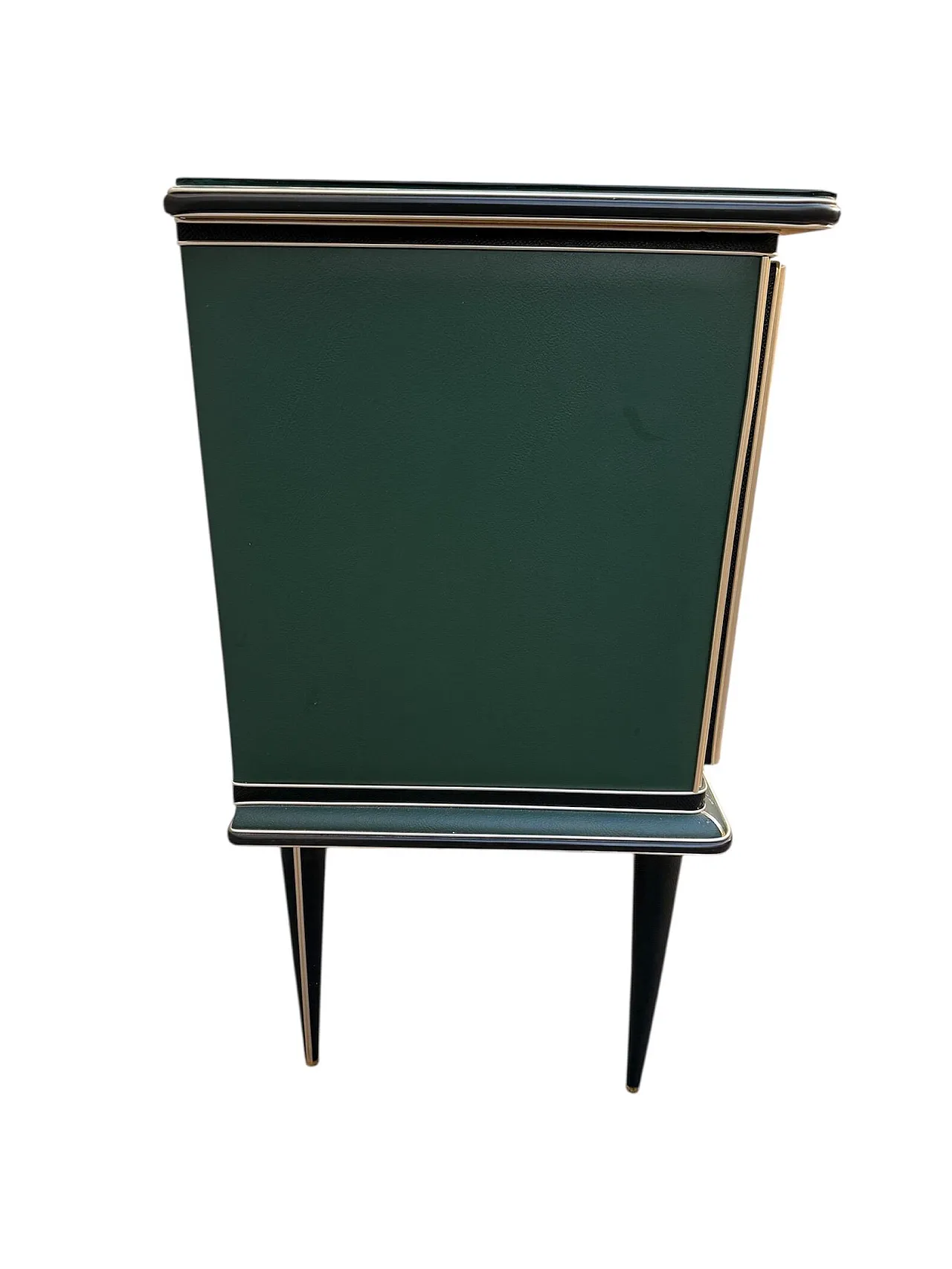 Credenza in lego e vetro di Umberto Mascagni, anni '50 9