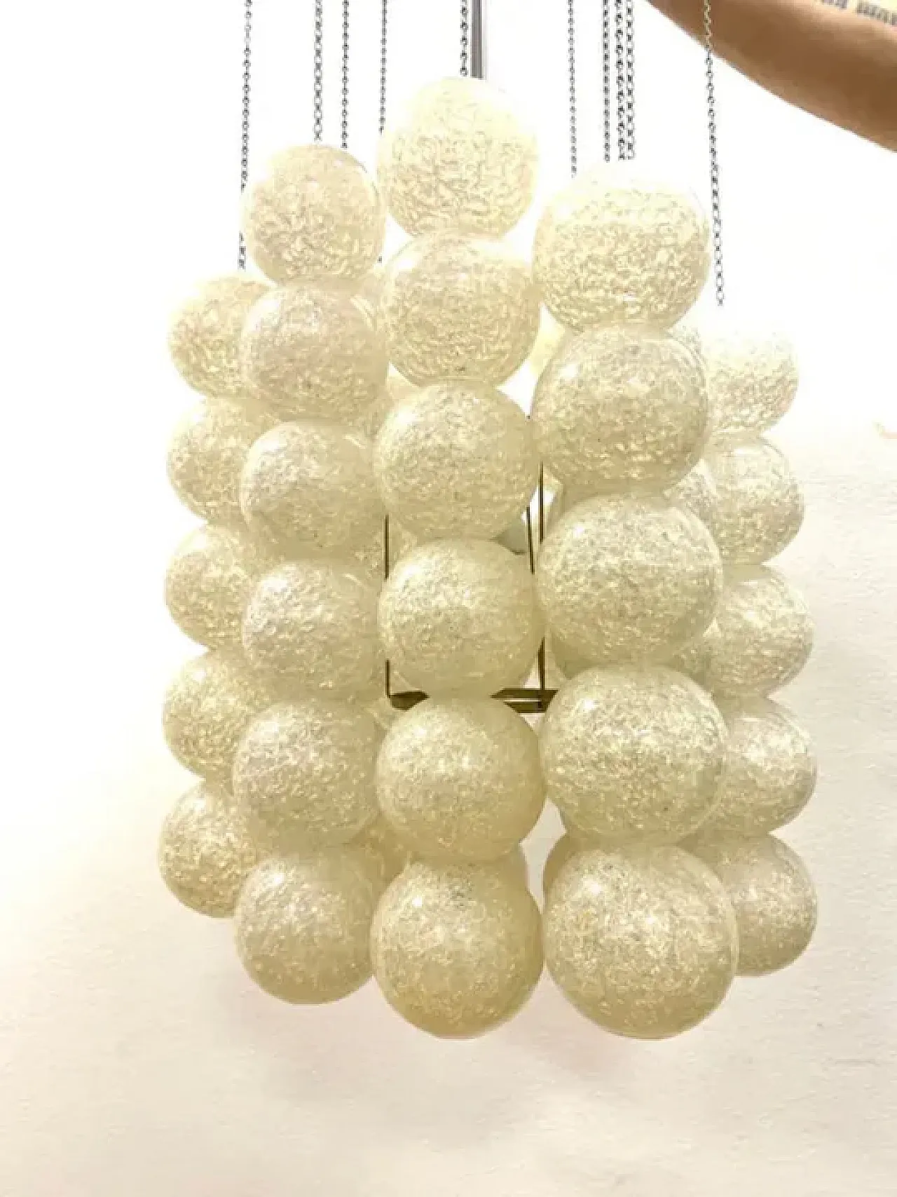 Retro chandelier with plastic balls, 1960s 3