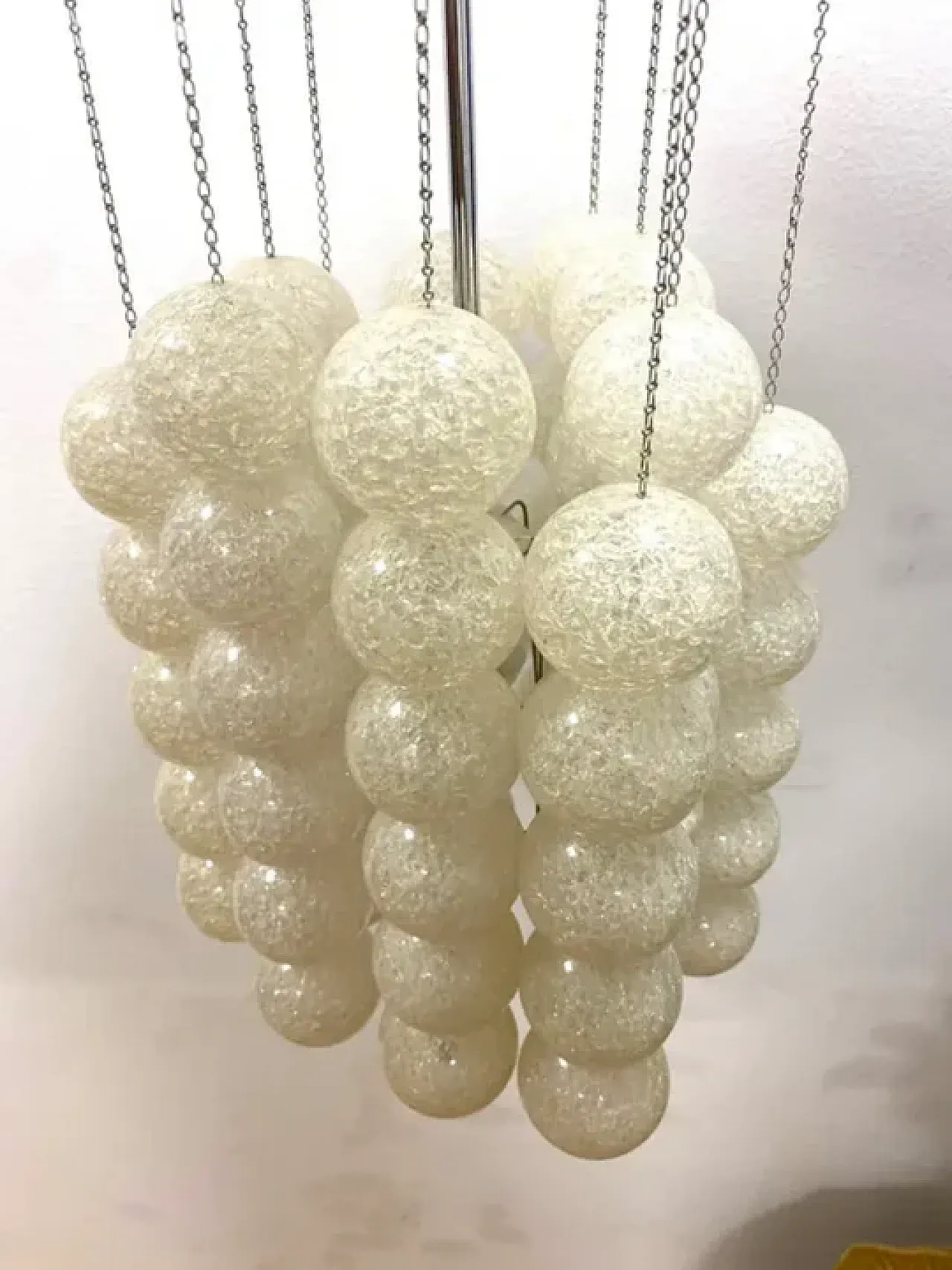 Retro chandelier with plastic balls, 1960s 5