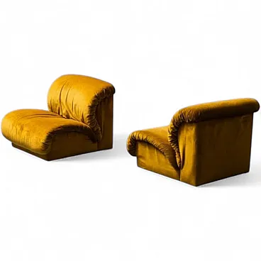 Pair of Doimo Salotti lounge chairs, 1970s