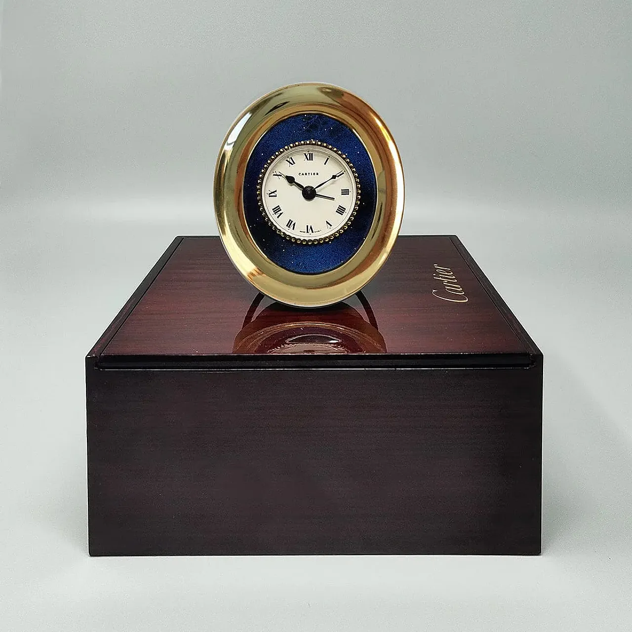 Cartier desk travel alarm clock pendulette, 1960s 1
