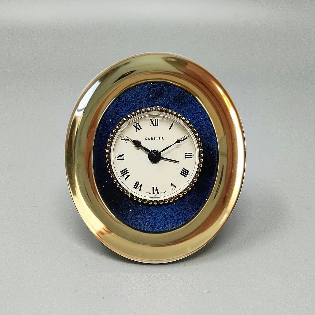 Cartier desk travel alarm clock pendulette, 1960s 2