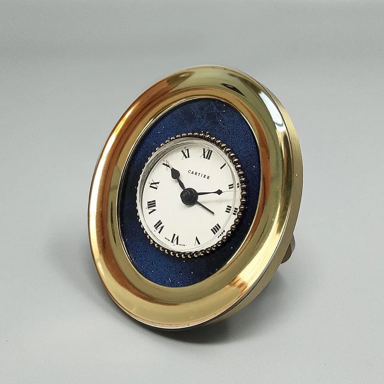Cartier desk travel alarm clock pendulette, 1960s 4