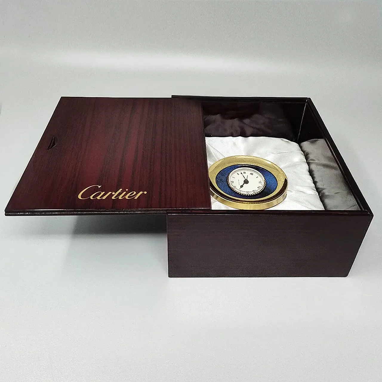 Cartier desk travel alarm clock pendulette, 1960s 7