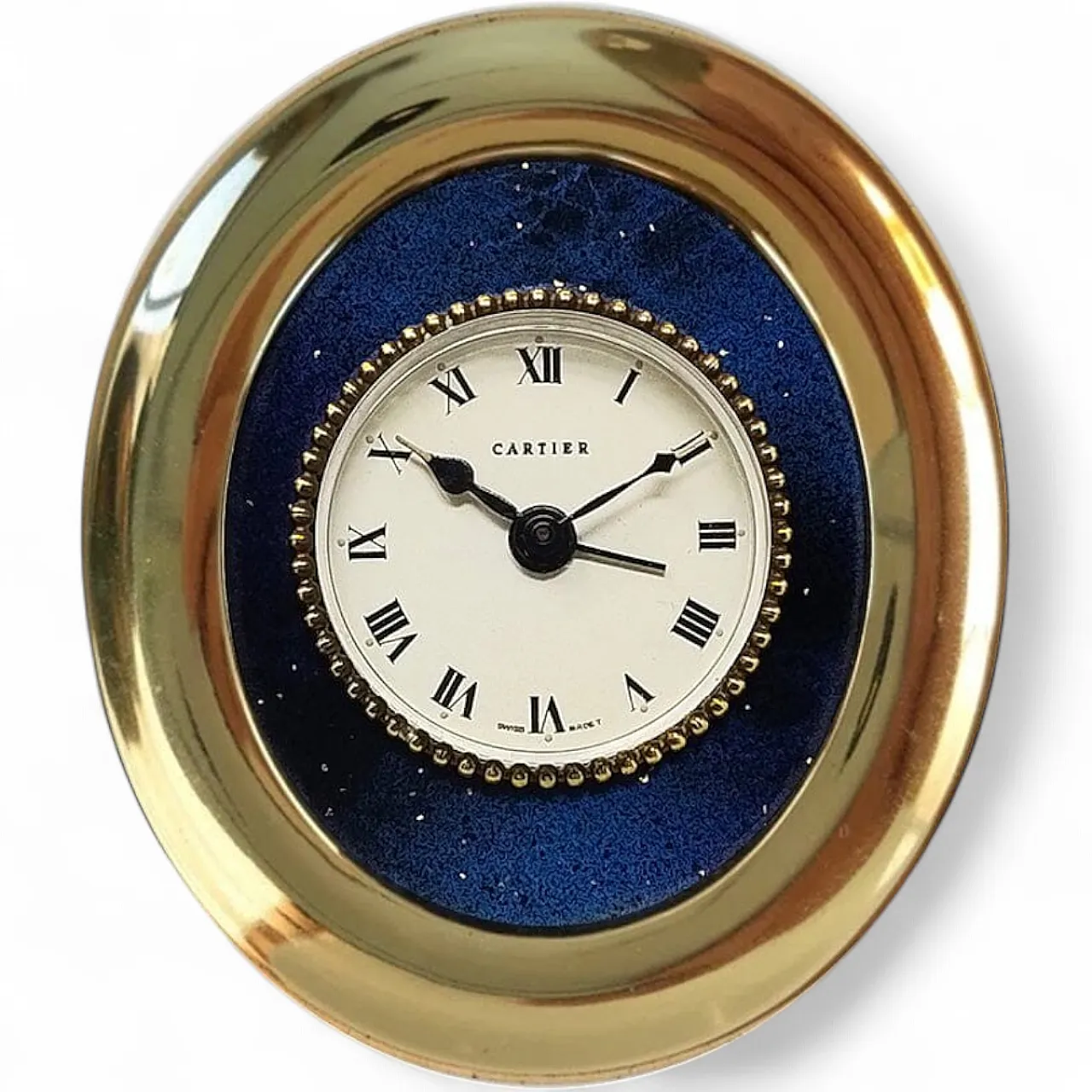 Cartier desk travel alarm clock pendulette, 1960s 9