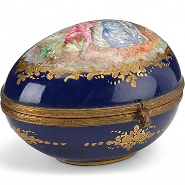 Portagioie in porcellana di Sèvres del Chateau des Tuileries, '900