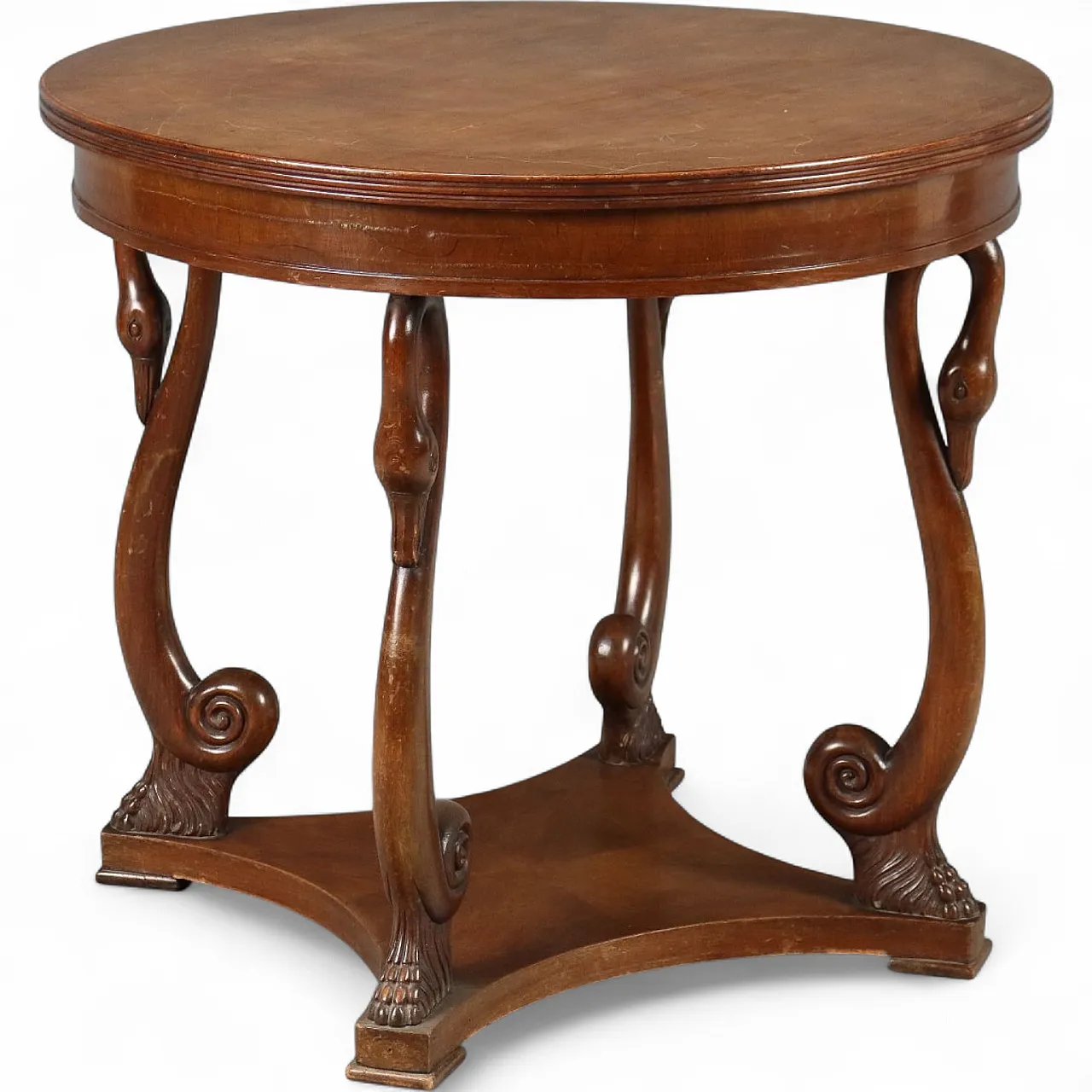 Tavolo in noce e faggio, tinto noce, '900 8