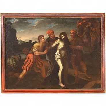Italian painting Passion of Christ, 17th century