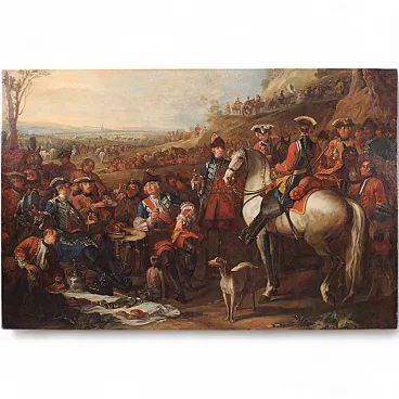 Quadro francese, fermata dei granatieri, '700