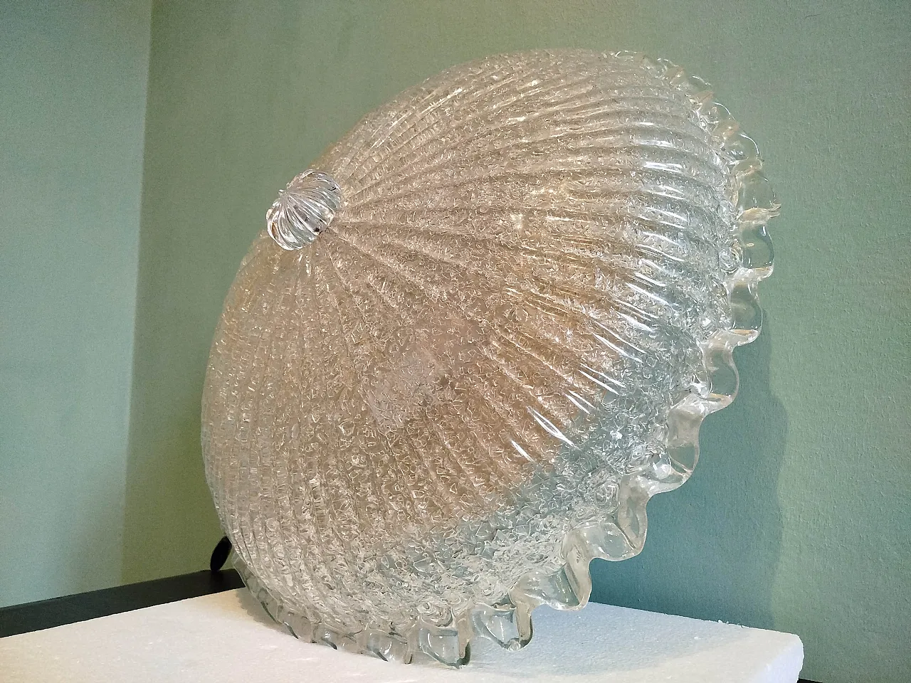 Plafoniera in vetro di Murano, fine '900 3
