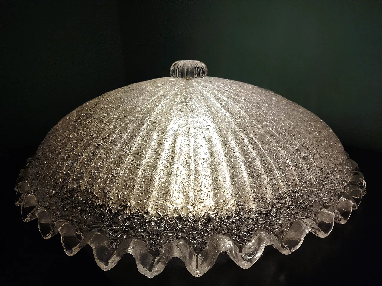 Plafoniera in vetro di Murano, fine '900 4