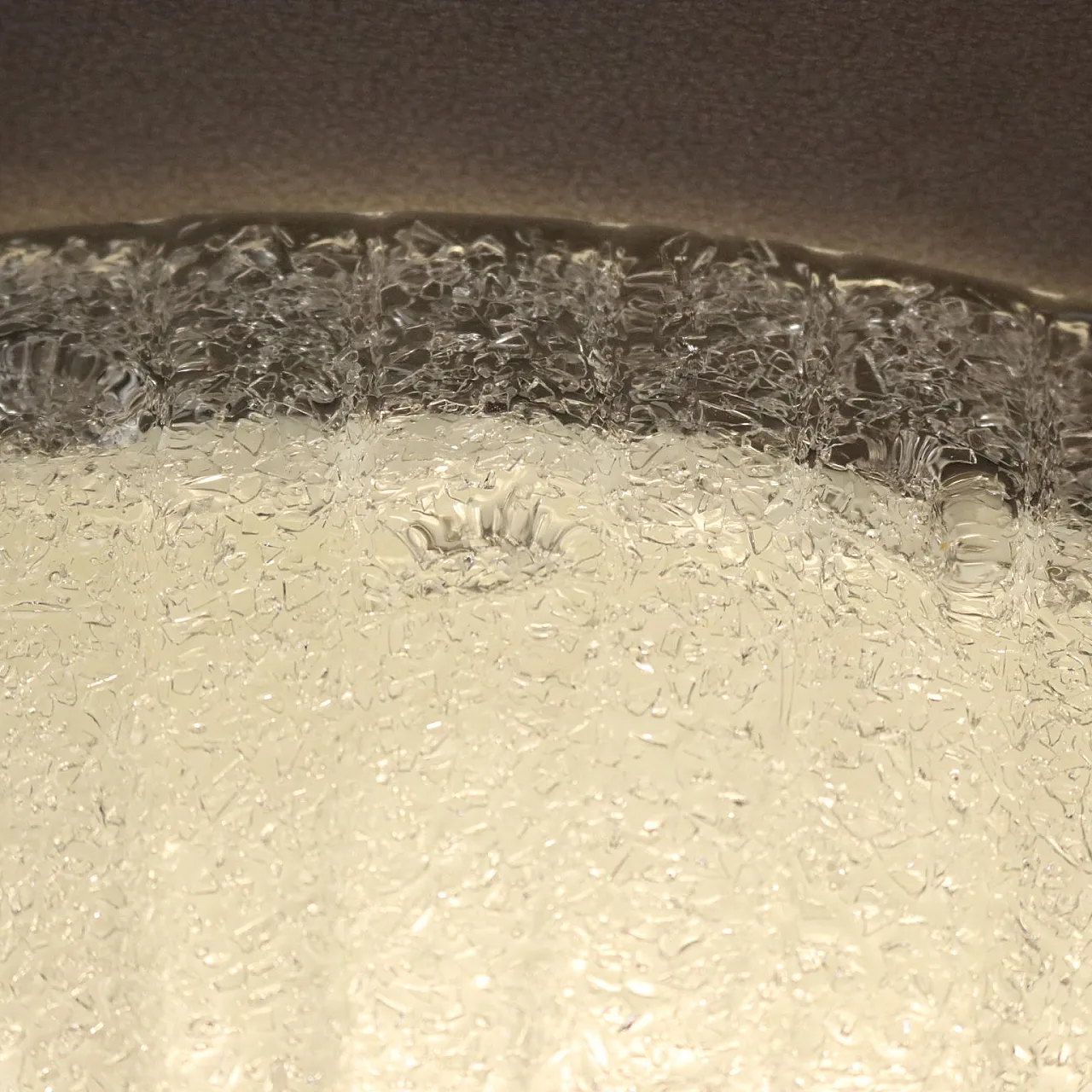 Ceiling lamp with diffuser in worked Murano glass, 20th century 4