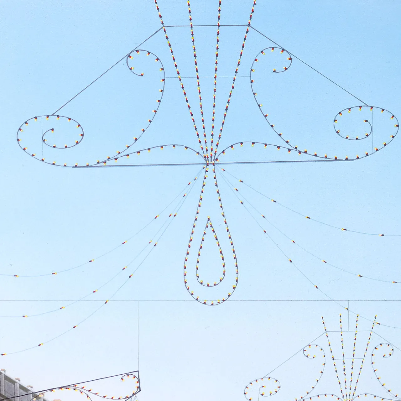 Scorcio di Milano, dipinto olio su tela, '900 7