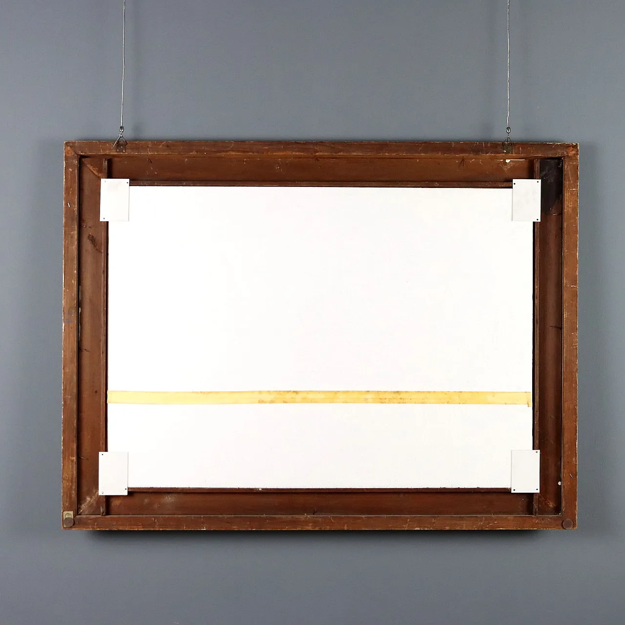 Scorcio di Milano, dipinto olio su tela, '900 10