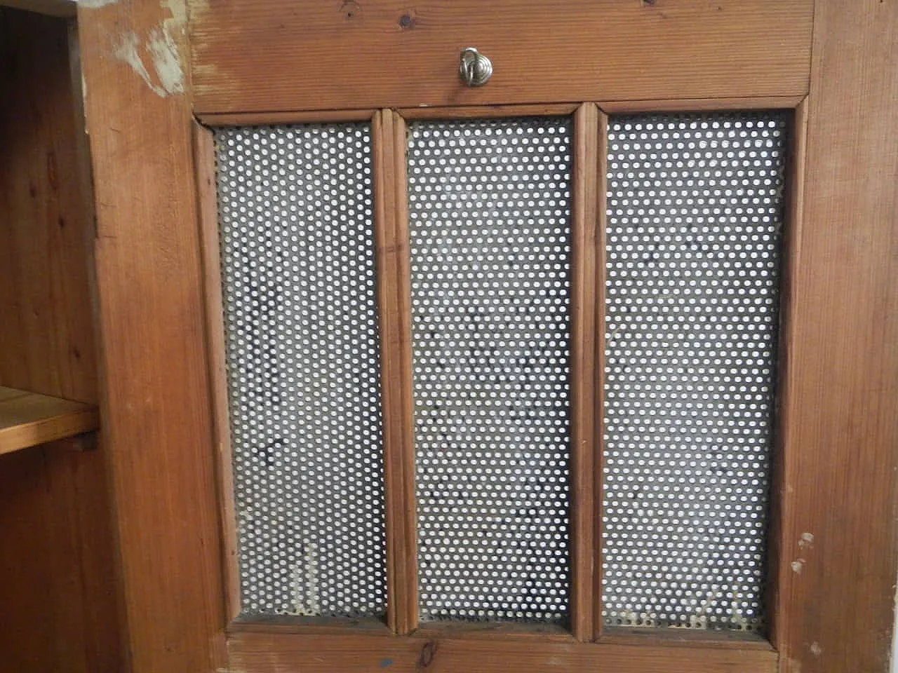 Armadio dispensa in legno di abete 1950 8