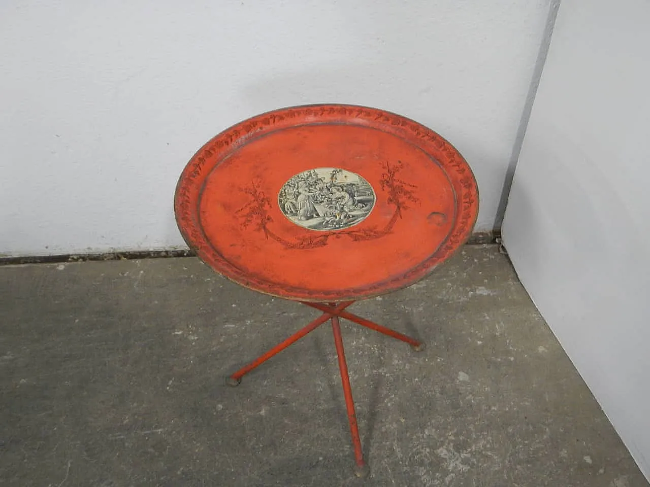 Tavolino d’appoggio in ferro 1940 1