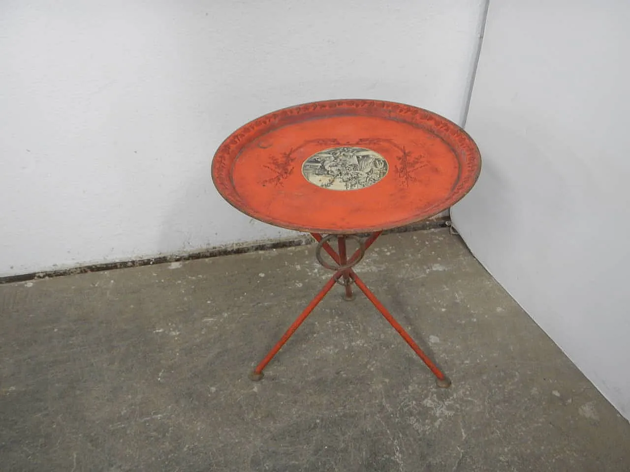 Tavolino d’appoggio in ferro 1940 2