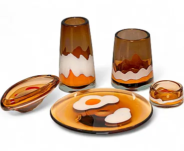 Glassware set by Jaroslav Svoboda, 1970s