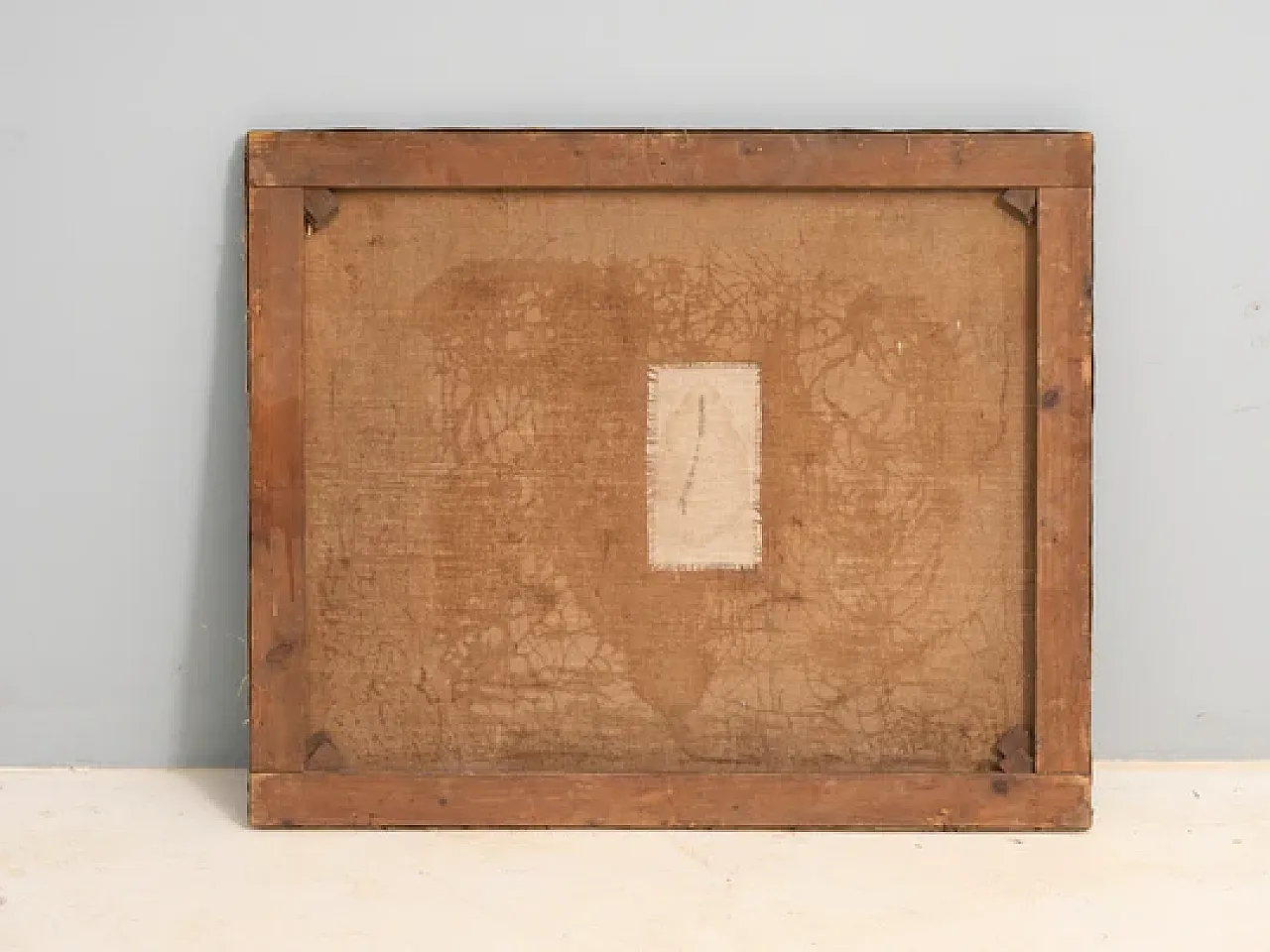 Dipinto a olio con due cavalli, inizio '900 2