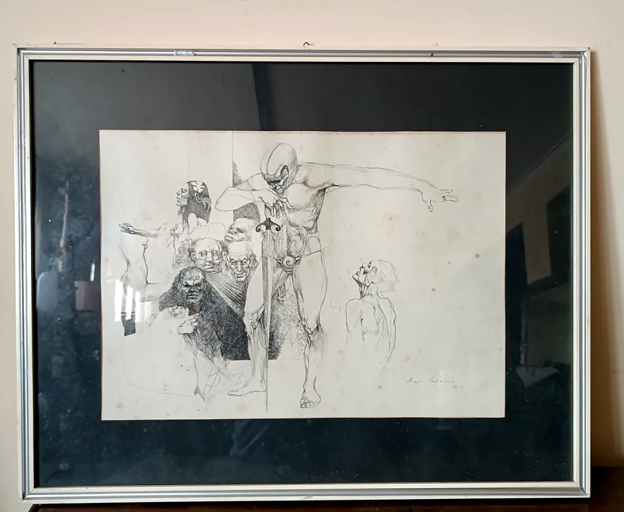 Disegno di Angelo Vadalà, anni '70 1