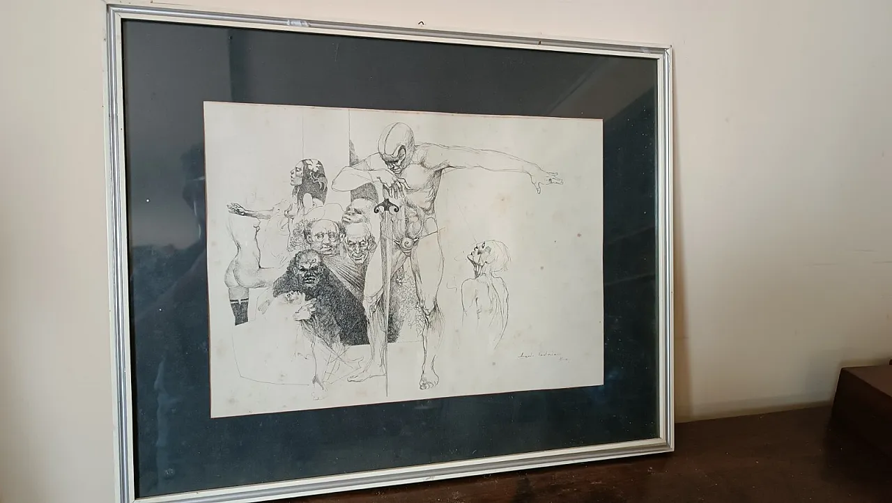 Disegno di Angelo Vadalà, anni '70 2