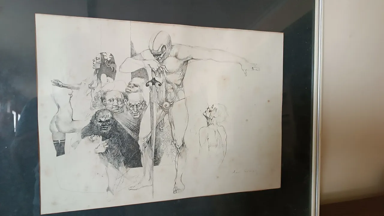 Disegno di Angelo Vadalà, anni '70 3
