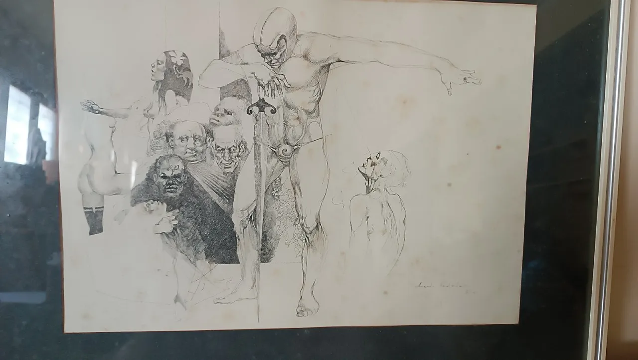 Disegno di Angelo Vadalà, anni '70 4
