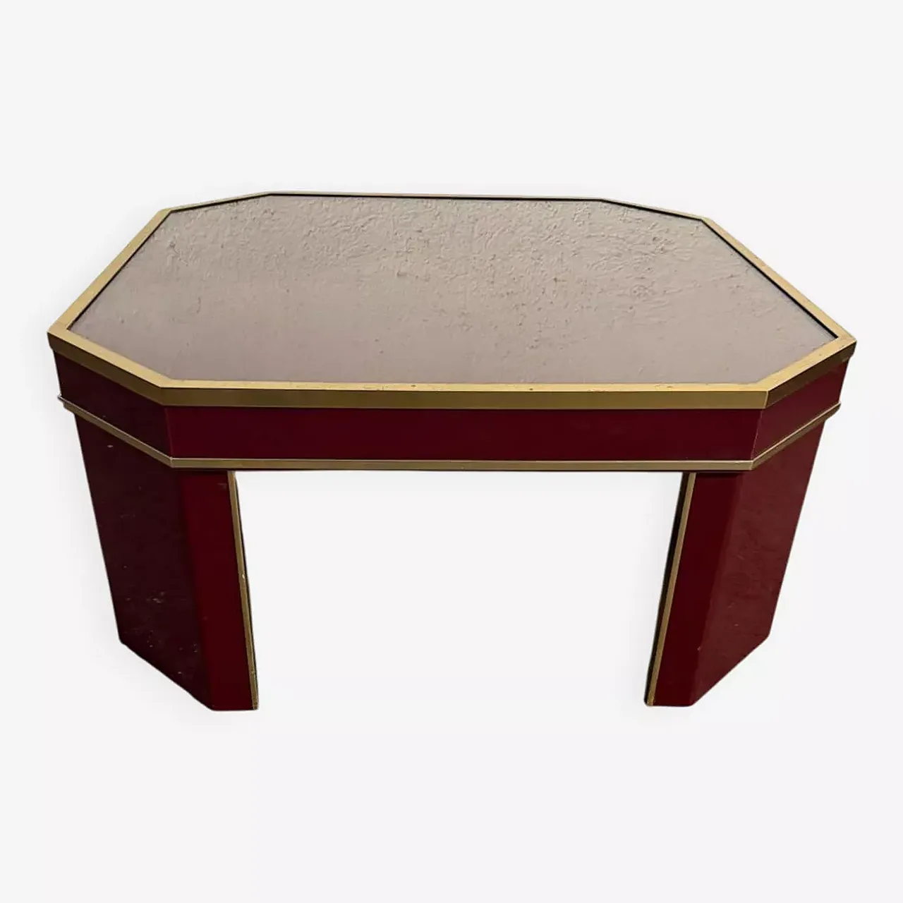 Square coffee table by Eric Maville, 20th century 1