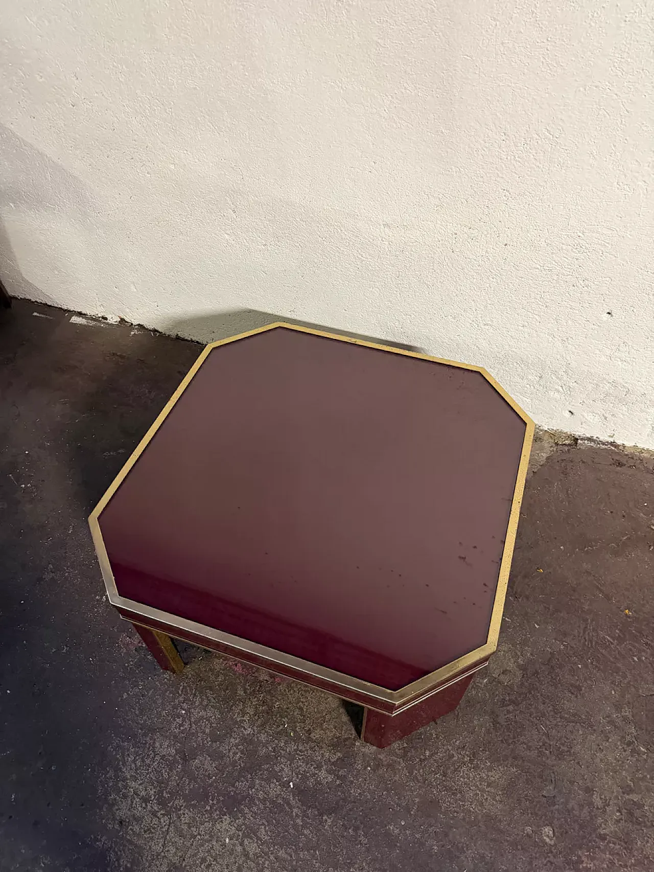 Square coffee table by Eric Maville, 20th century 4