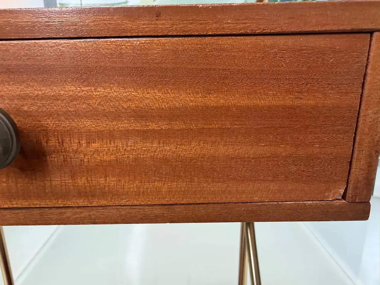 Wooden bedside table by Jacques Hitier, 1960s 6