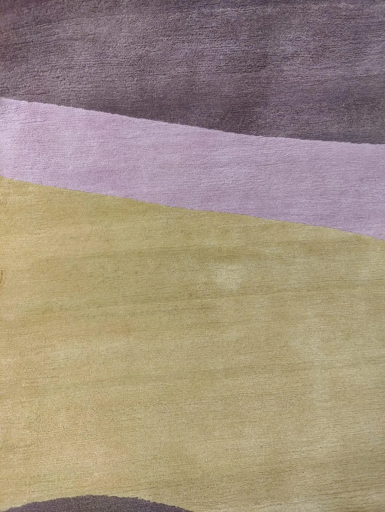 Large hand-knotted Tibetan rug in pure wool, 2000s 12