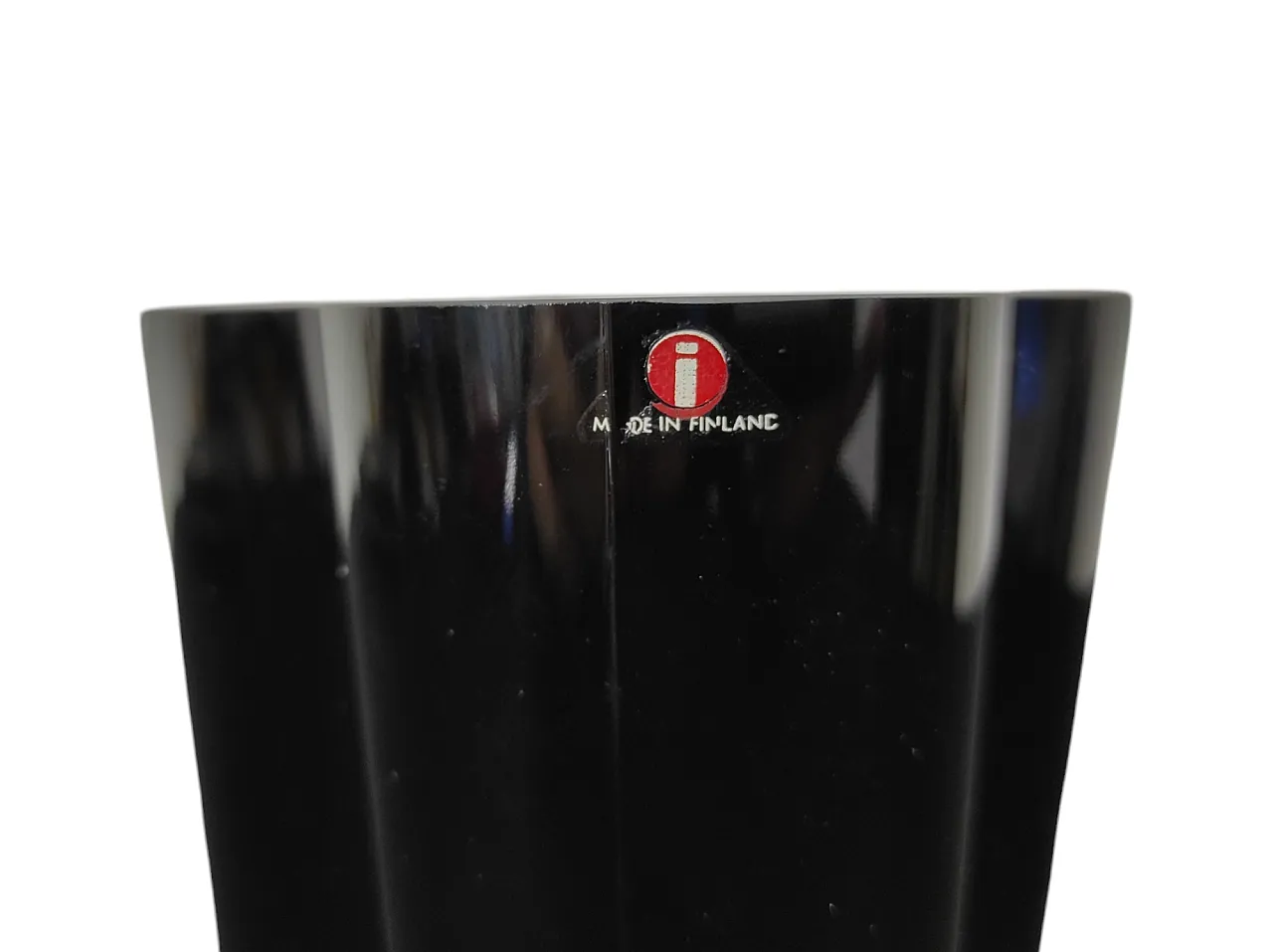 Vaso blu Alvar Altoo per Iittala, anni '90 3