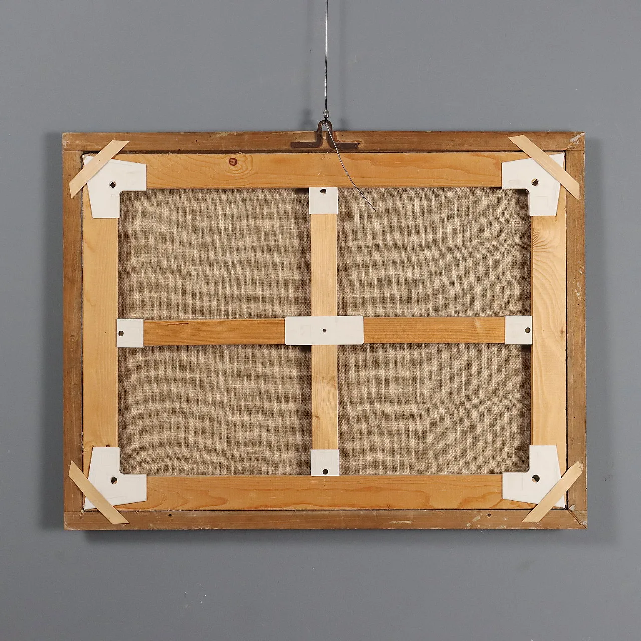 Traditional landscape, oil on canvas, 19th century 10