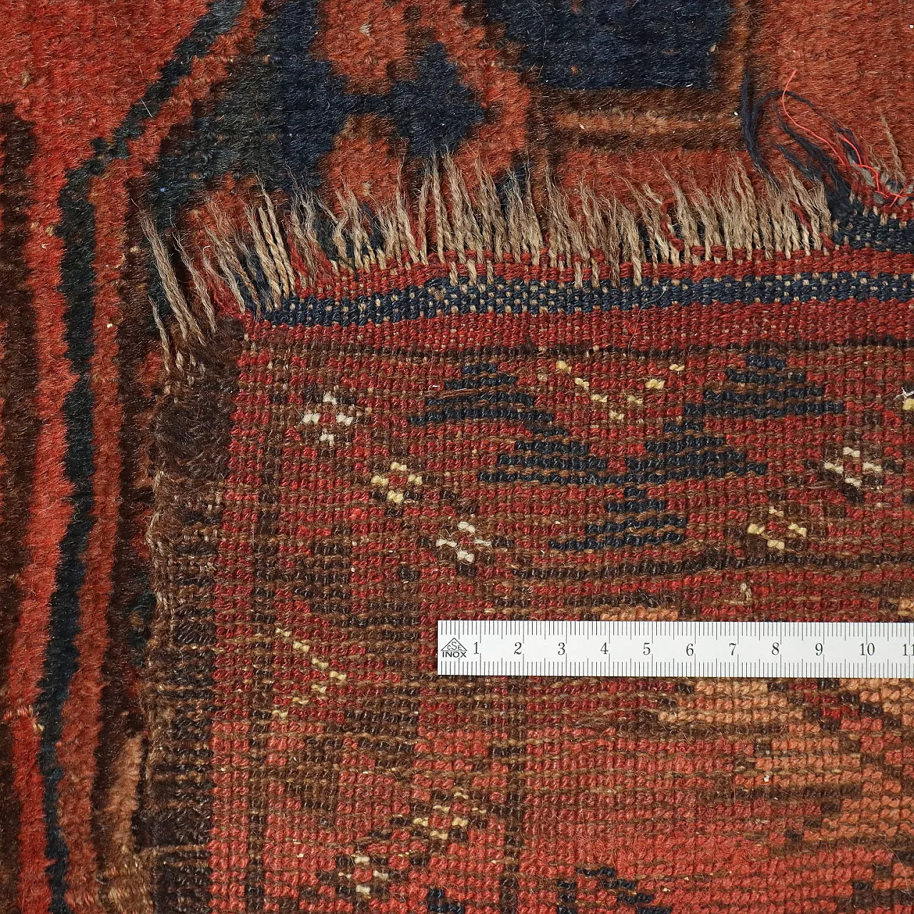 Bokhara wool rug, fine weave, handmade, 20th century 8