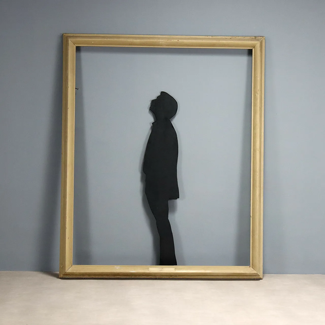 Art Deco frame, molded and silver-plated, 20th century 2