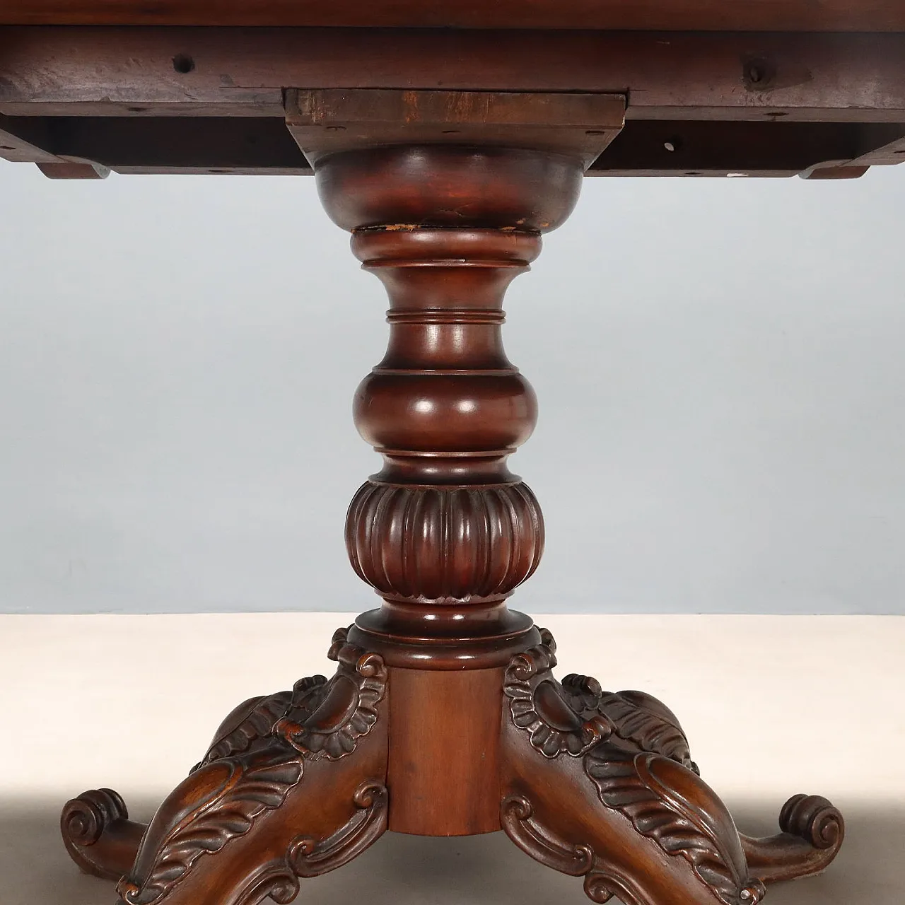Pair of Victorian mahogany bookcase tables, 19th century 9