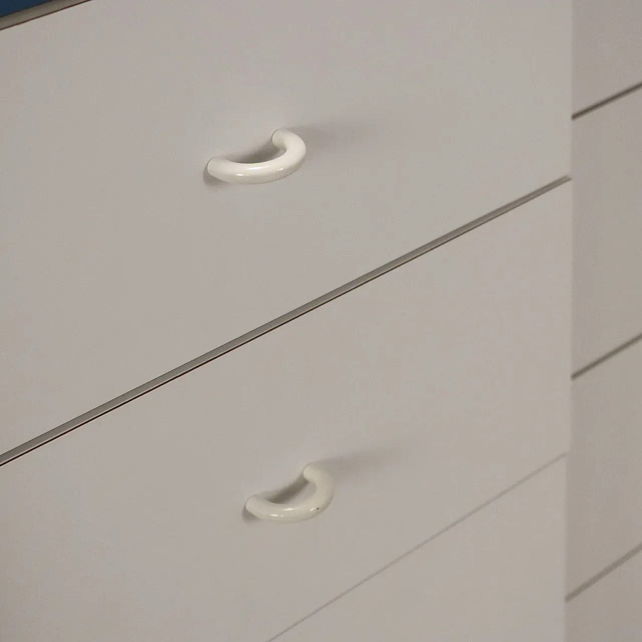 Wooden cabinet with drawers and extendable drop-leaf top, 20th century 8