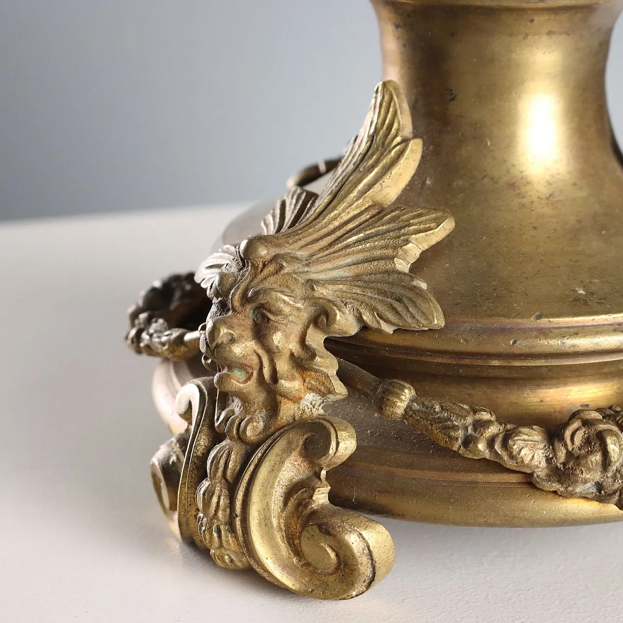 Gilded bronze crucifix, 20th century 8