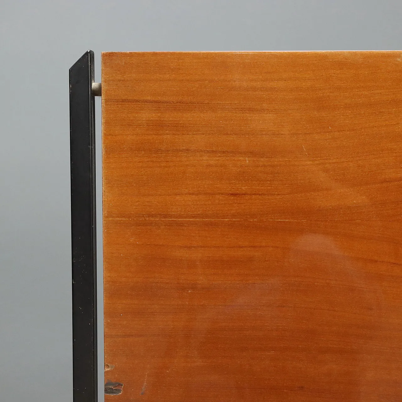 Letto singolo in legno e metallo, anni '60 9