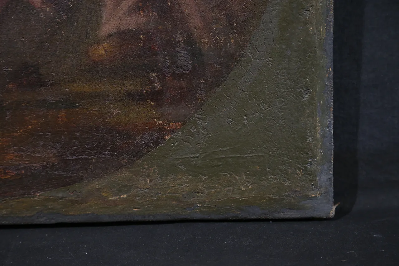 Oil painting on canvas via crucis VI veil Veronica,  17th century 4