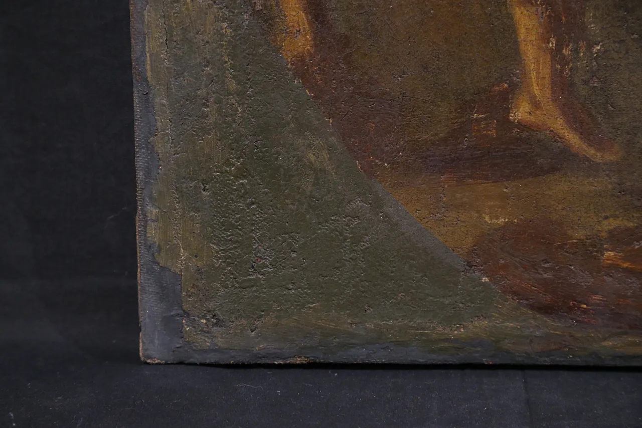 Oil painting on canvas via crucis VI veil Veronica,  17th century 5