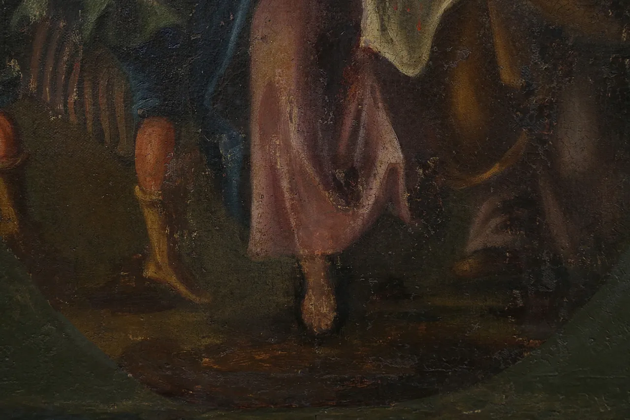 Oil painting on canvas via crucis VI veil Veronica,  17th century 7