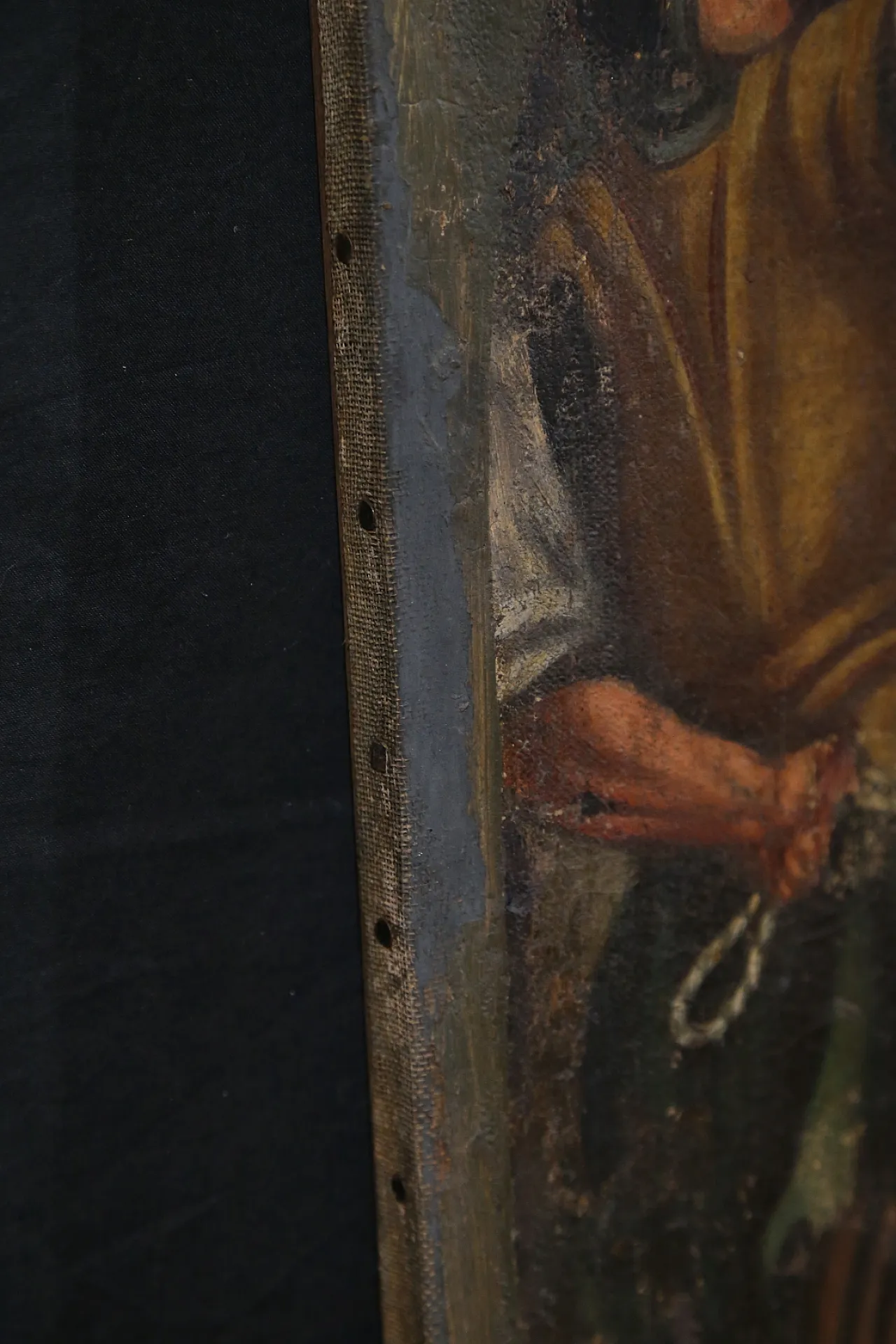 Oil painting on canvas via crucis VI veil Veronica,  17th century 21